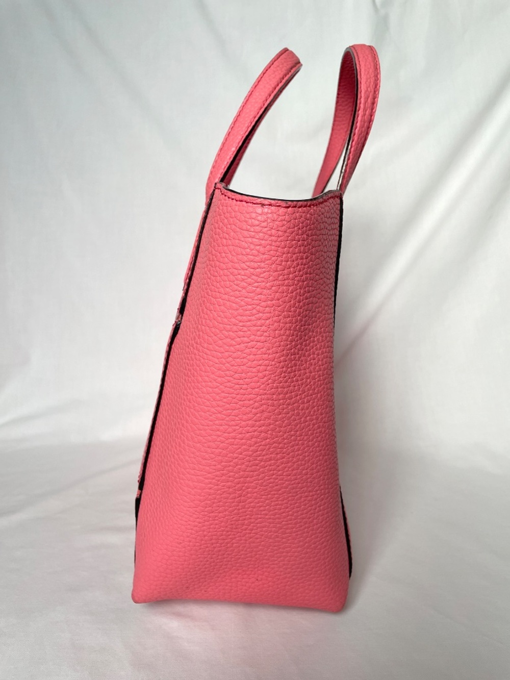 Kate Spade Pink Leather Tote Bow 12” - Picture 4 of 14